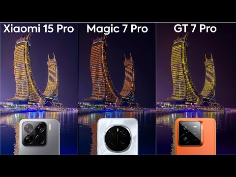 Xiaomi 15 Pro vs Honor Magic 7 Pro vs Realme GT 7 Pro Camera Test Comparison