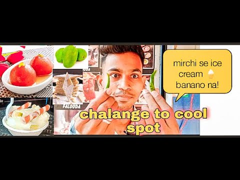 Mirchi se ice cream banao ge?/Challange to cool Stop ice cream parlor 🍨🍦