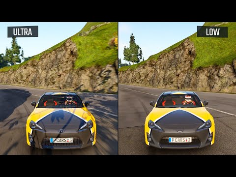 Project Cars 3  ULTRA vs. LOW (Graphics Comparison)