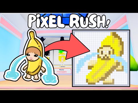 New Art Game on Roblox! PIXEL RUSH