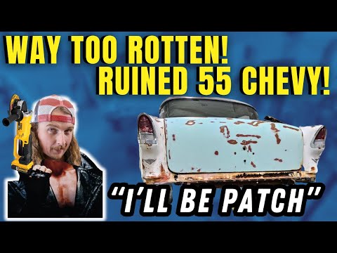 Rotten To The Core! 55 Chevy Latch Patch- So Not Worth It!