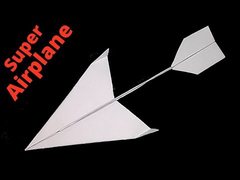 How To Make A Super Paper Airplane That Flies Far || Origami paper Airplane(2020)