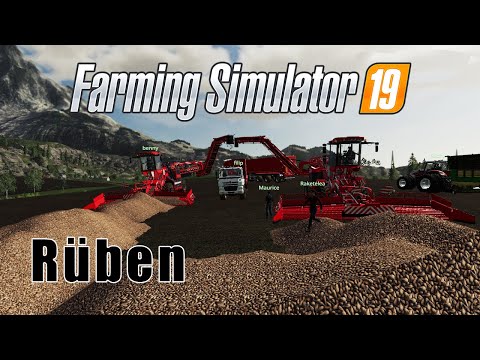 FS19 - XXL Farm Beet Harvest Starts 12 Beet Harvesters MULTIPLAYER | Timelapse | Felsbrunn