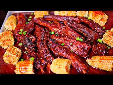 Easy Slow Cooker Ribs and Corn Recipe - Tender Fall off the Bone Ribs