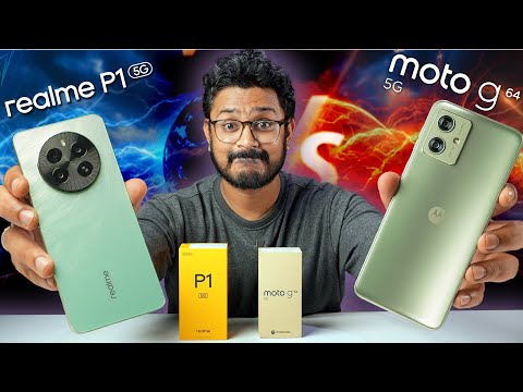 ₹15 ಸಾವಿರಕ್ಕೆ ಇದೇ ಬೆಸ್ಟ್ ಫೋನ್ ⚡️moto G64 vs realme P1 comparison in ಕನ್ನಡ⚡Best Phone under ₹15000?