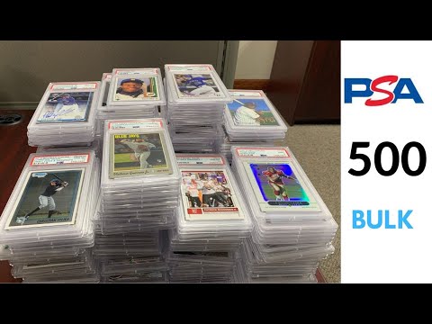 January PSA 500 Card Bulk Order Reveal + Youtube HOF