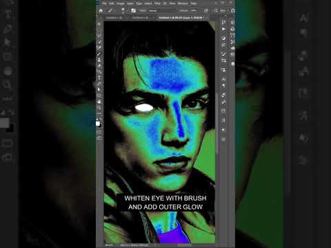 The ghost effect in photoshop cc #shorts