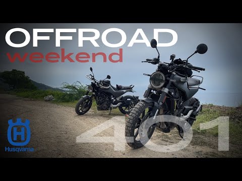 HUSQVARNA SVARTPILEN 401 | Weekend Adventure with the Svartpilen - Offroading and River Crossing