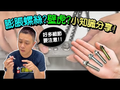 膨脹螺絲｜壁虎｜膨脹螺絲小小知識｜小朋哥｜小彭哥