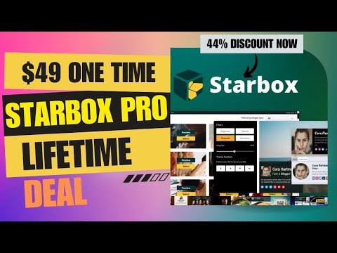 💥❇️💥Starbox PRO Lifetime Deal | Create Stunning Author Bios in Minutes | $49 Lifetime Deal | 44% Now