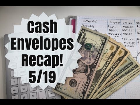 Cash Envelopes | Recap May 25 | Cash Envelopes Budget System