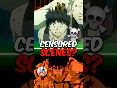 Most BRUTAL Scenes in Anime Which Was REMOVED From The Anime 💀? || #shorts #anime