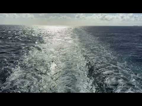 Royal Caribbean Utopia of the Seas - Engine Wash - Best View, Wake View!