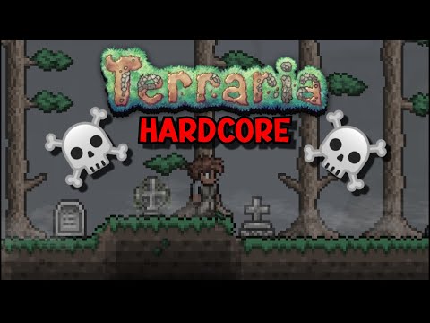 TERRARIA HARDCORE MASTER, MAS SE EU M0RR3R O VÍDEO ACABA