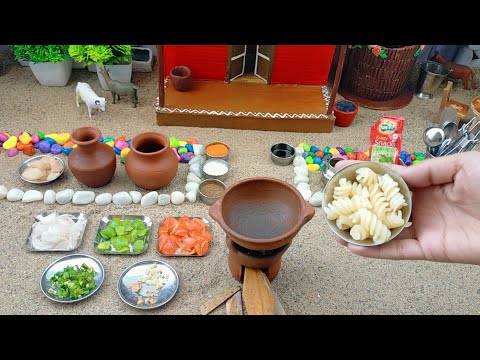 Miniature Chicken pasta recipe | How to make macaroni pasta | Miniature Sensation