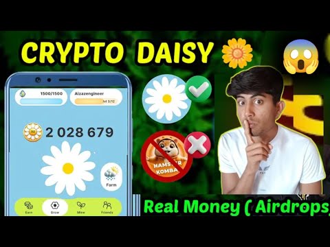 Crypto Daisy Caya Hai ? How to join Crypto Daisy | Crypto Daisy Listing Withdraw Coin and Earn