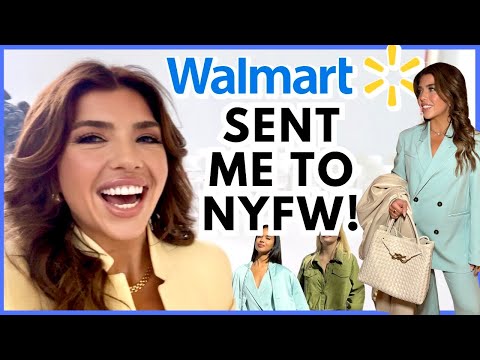 WALMART SENT ME TO NEW YORK FASHION WEEK 😱 + What I Wore In NYC 🗽 #NYFW2024 #WalmartHaul