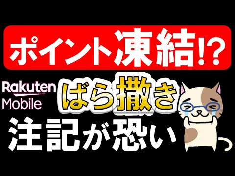 楽天モバイル、ばら撒きキャンペーンに厳しい文言追加。三木谷さん14,000ポイント還元を利用前に念のため確認を。