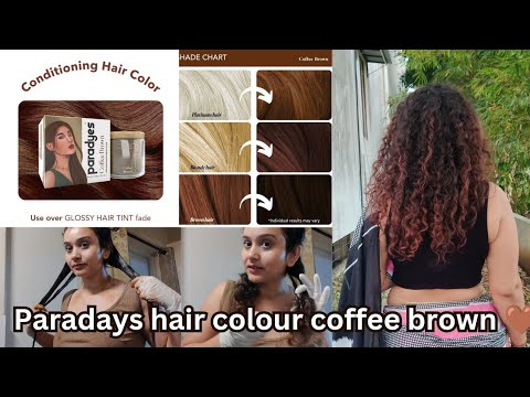 Paradays hair colour | coffee brown hair colour 🤎 | genuine review | Anju Ahir