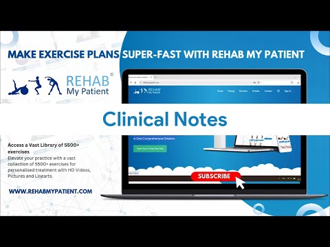 New Rehab My Patient Feature - Clinical Notes