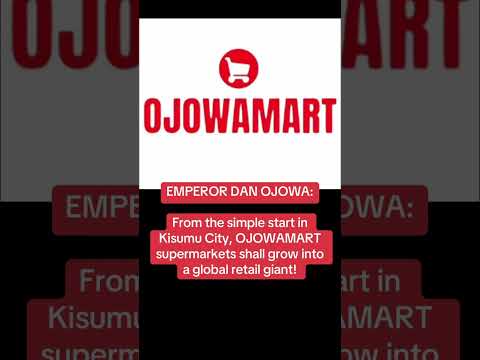 From the simple start in Kisumu City, OJOWAMART supermarkets shall grow into a global retail giant!