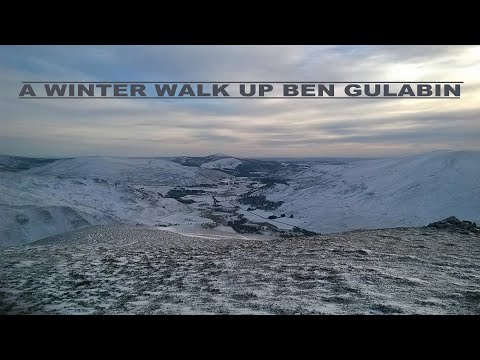 Crampon fail on a winter walk up Ben Gulabin