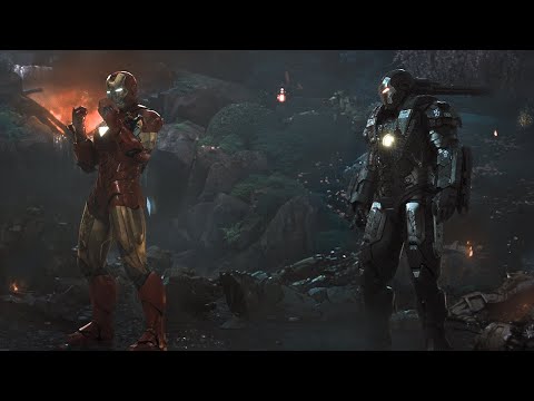 아이언맨&워 머신 vs 해머 드론 전투 장면 | 아이언맨 2 (Iron Man 2, 2010)  [4K]