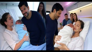 Burak Özçivit's family arrived in Istanbul when they heard about the baby's birth