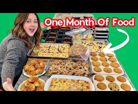 How to Make One Month of Meals in Just 1 Day!