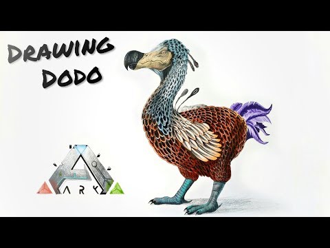 Drawing Dodo from ARK Survival Evolved 🎮