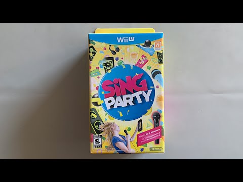 Sing Party Wii U Unboxing