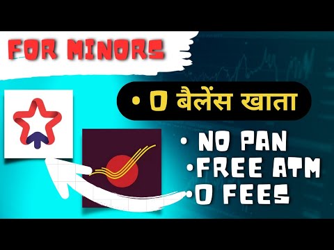 Top 2 Zero Balance Saving Account Without PAN For Minors 😱 | 0 Balance Saving Account For Minors|