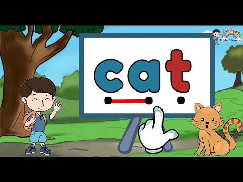 CVC Words "a" | Learning how to Read Three-Letter Word | Reading for Beginners