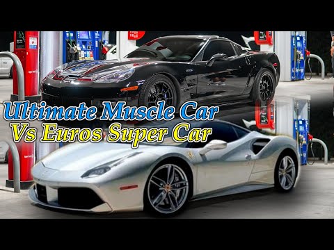 Corvette C6ZR1 vs Ferrari 488 GTB vs 800HP GTR / 1000HP C6Z06 / Supercharged 4DR Civic SI