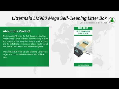 Littermaid LM980 Mega Self Cleaning Litter Box