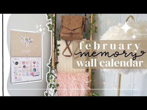 Filling Out My February Memory Wall Calendar