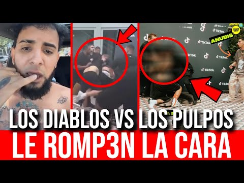 GU3RRA: LE R0MPEN LA CARA! LOS DIABLOS VS LOS PULPOS SE R0MPEN A LOS PUÑOS! MIDNVGHT, ANUBIS, POSI