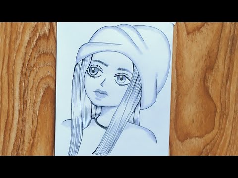 How to draw beautiful girl step by step | Drawing for beginners