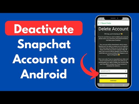 How to Deactivate Snapchat Account on Android (Quick & Simple)