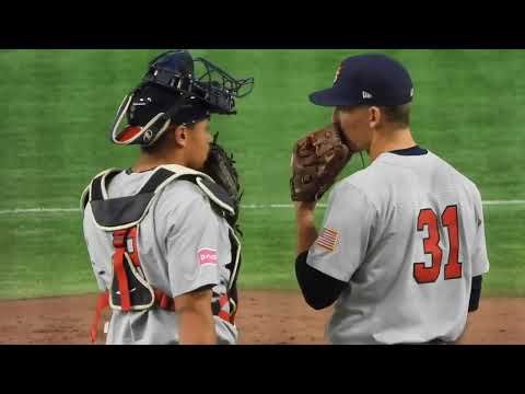 【WBSC Premier12】球審白井が世界の白井へ‼︎WBSCプレミア12で主審を務める白井さん　アメリカ代表vsベネズエラ代表　東京ドーム