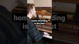 Love recording at home — favorite piano, favorite gear #composer #homerecording #peacefulpiano