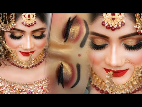 Step -by - Step Bridal Eye Makeup Tutorial for Beginners | Bridal Makeup | Bridal Makeup Tutorial |