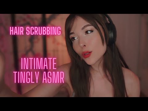 Intense Hair Scrubbing and Face Petting ASMR for Insane Tingles 💜 💜 💜