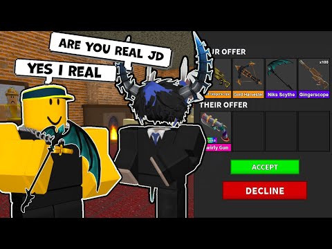 Trolling As MM2 YOUTUBERS (Murder Mystery 2)