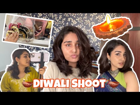 Diwali Shoot | Outfits | Makeup | Jwellery | Anupama Devyal | Vlog 14