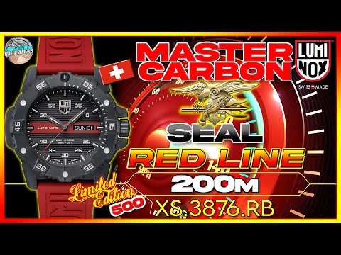 Luminox's 35th Anniversay + Giveaways! | Master Carbon Seal "Red Line" 200m Automatic XS.3876.RB