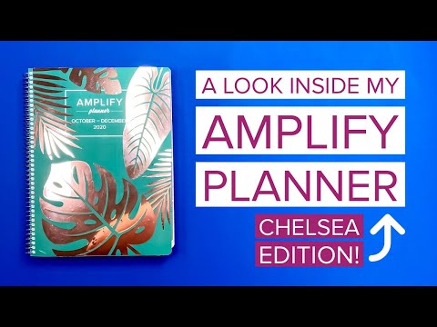 How I Use my Amplify Planner |  Chelsea Brown Edition