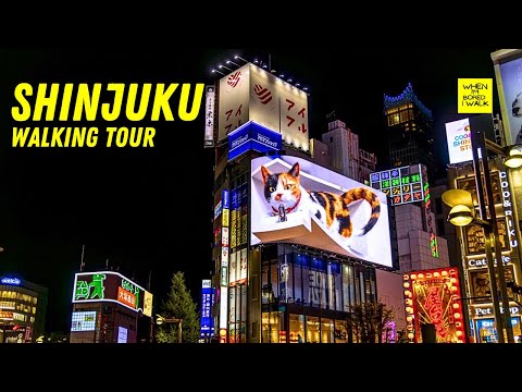 SHINJUKU WALKING TOUR | WHEN IM BORED I WALK