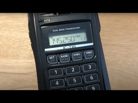 Introduction to the Icom IC-T10 VHF/UHF Dual-Band FM Transceiver