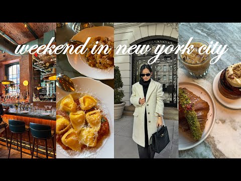 Weekend vlog in nyc | what to eat, nyc food guide, new restaurants you must try & best cafes